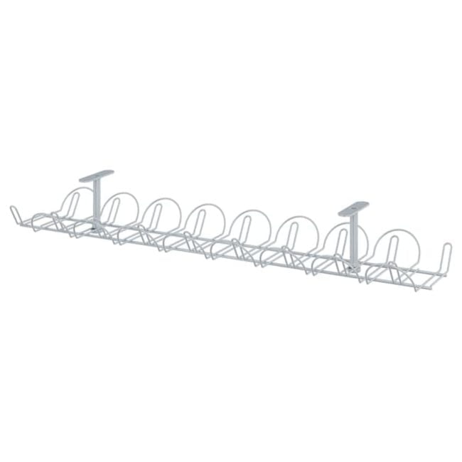 SIGNUM Cable trunking horizontal, silver-colour, 70 cm