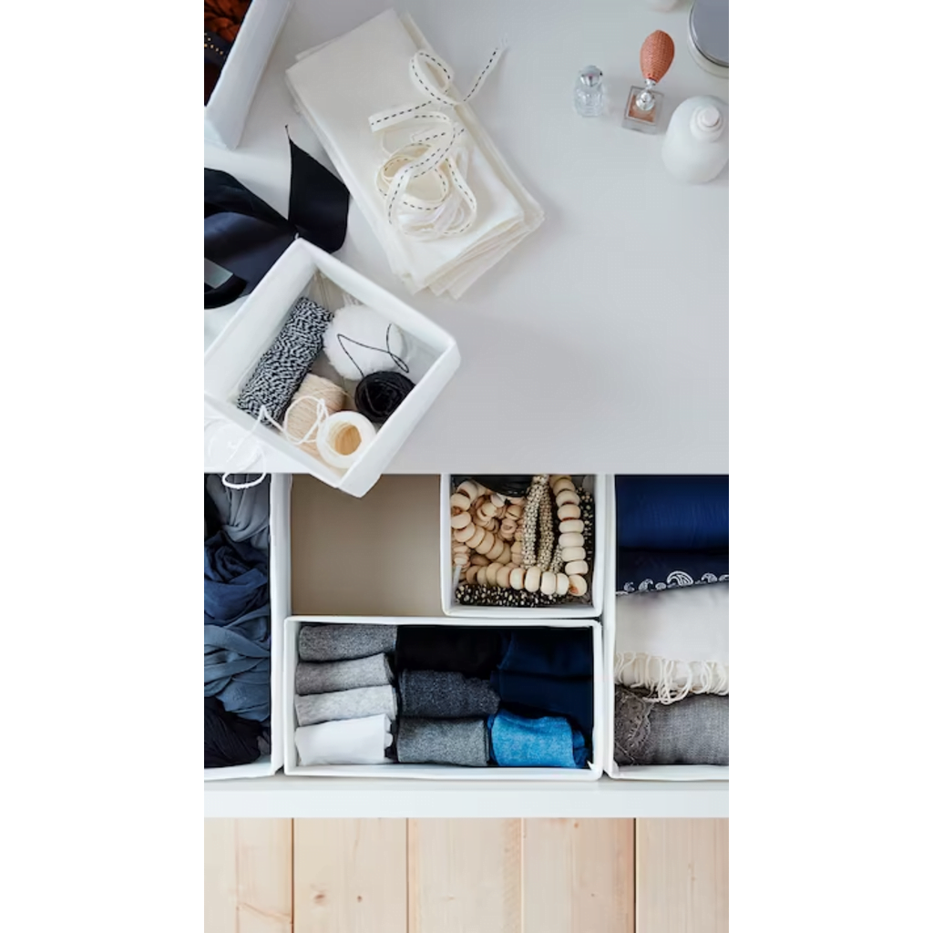 SKUBB Box, set of 6, white - IKEA
